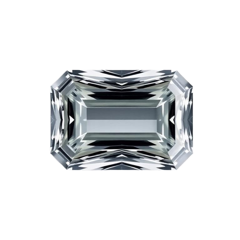 Emerald cut diamond
