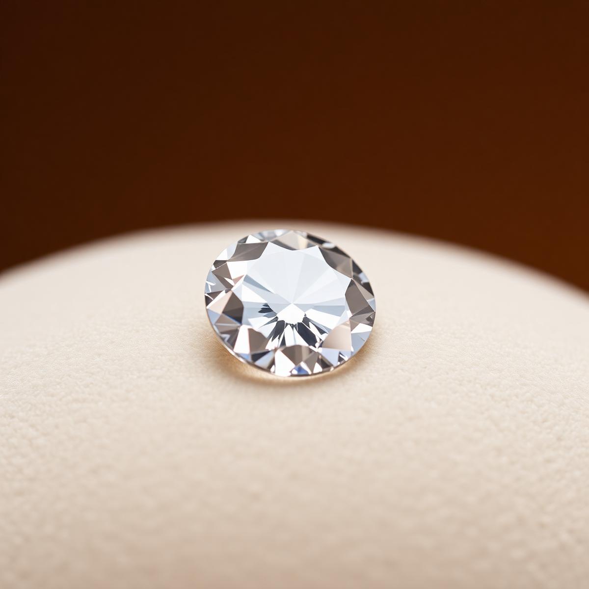 Finished brilliant diamond